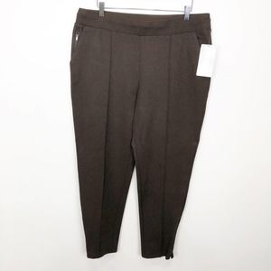 NWT Athleta Venice Heathered Pintuck Pant XL